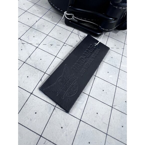 Independence Leather Gun Belt Scuba Nylon Black Leather “We the People”  Sz. 40 - Picture 3 of 7